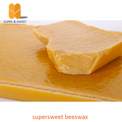 100% Pure Natural Beeswax Slabs , White Beeswax Granules 25 kgs