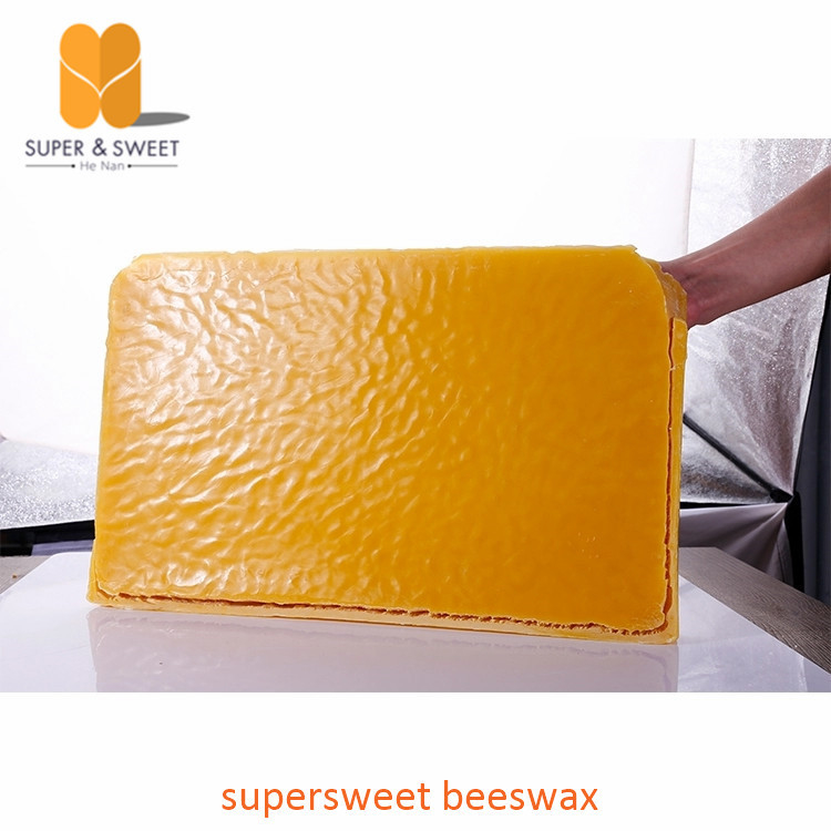 100% Pure Natural Beeswax Slabs , White Beeswax Granules 25 kgs