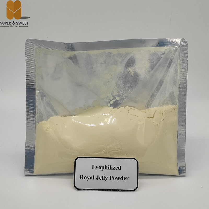 Wholesale Bulk Lyophilized Royal Jelly Powder Premium Fresh Royal Jelly Lyophilized Powder in Bag Packaging